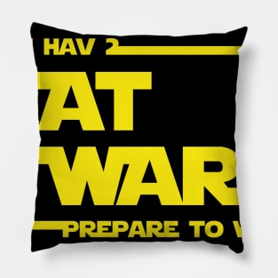 cat wars Pillow