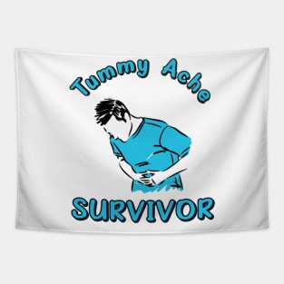 Tummy Ache Survivor Tapestry