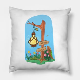 Springtime Lantern Pillow