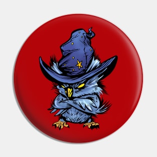 The Great Owl Wizard Pin