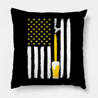 Craft beer lover i american flag i usa i th july Pillow