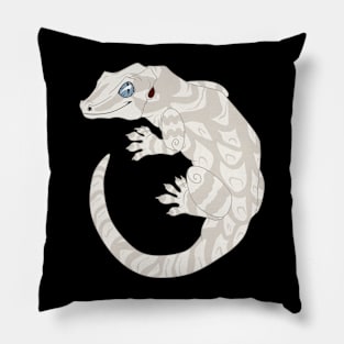 White Blotched Gargoyle Gecko Pillow