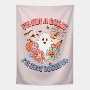 Cute halloween ghost - I'm just bootiful Tapestry