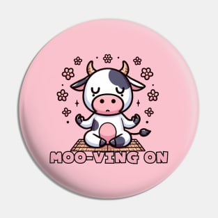 Cow Yoga instructor Pin