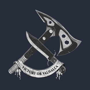 VICTORY OR VALHALLA (black) T-Shirt
