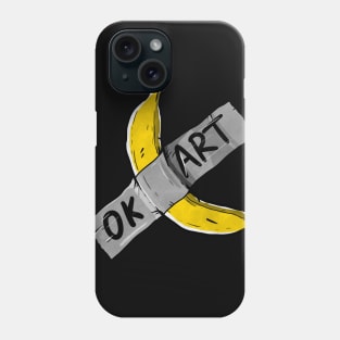 Banana duct tape funny art design Phone Case