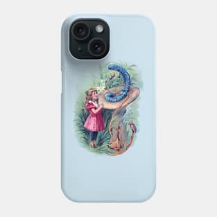 Alice in Wonderland and the Caterpillar Phone Case