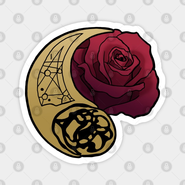 Resistance Rose Magnet by misslys