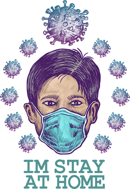 FIGHT CORONA VIRUS Kids T-Shirt by kating