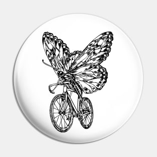 SEEMBO Butterfly Cycling Bicycle Cyclist Bicycling Fun Bike Pin