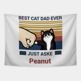 Best Cat Dad Ever Men's Shirt Tapestry