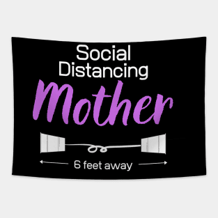 Social Distancing Mom Tapestry