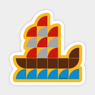 Ships Ahoy! (Crest) Magnet