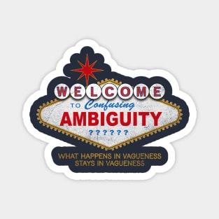 Welcome to Ambiguity Magnet