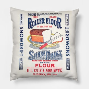 Snow Drift Flour Pillow