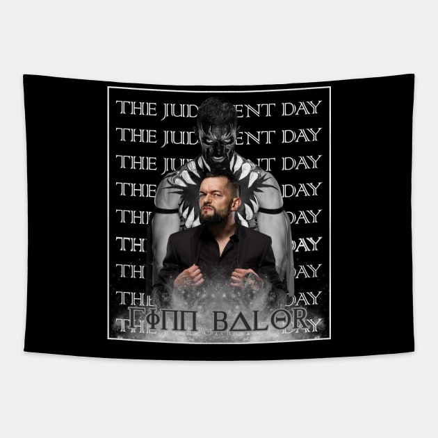 vintage Finn Balor Tapestry by Kevindoa