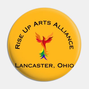 Rise Up Arts Alliance Logo Pin