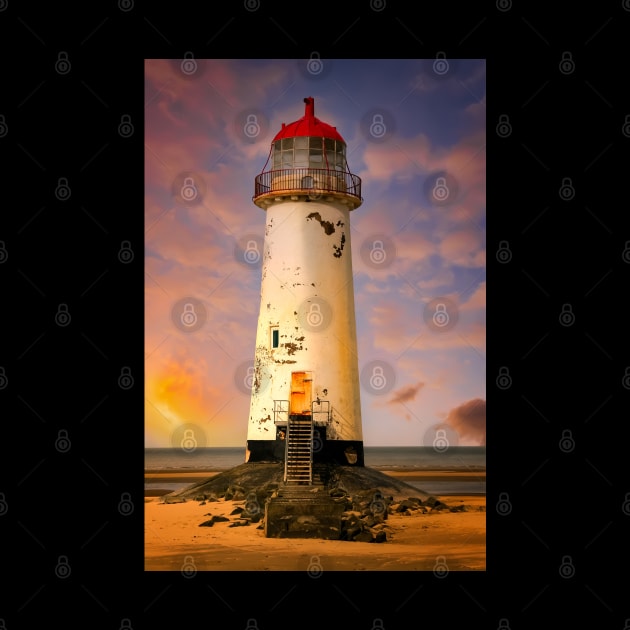 Talacre Lighthouse Wales by Adrian Evans Photography