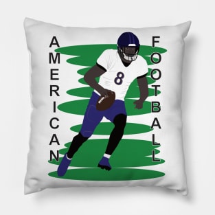 American football player in action Pillow