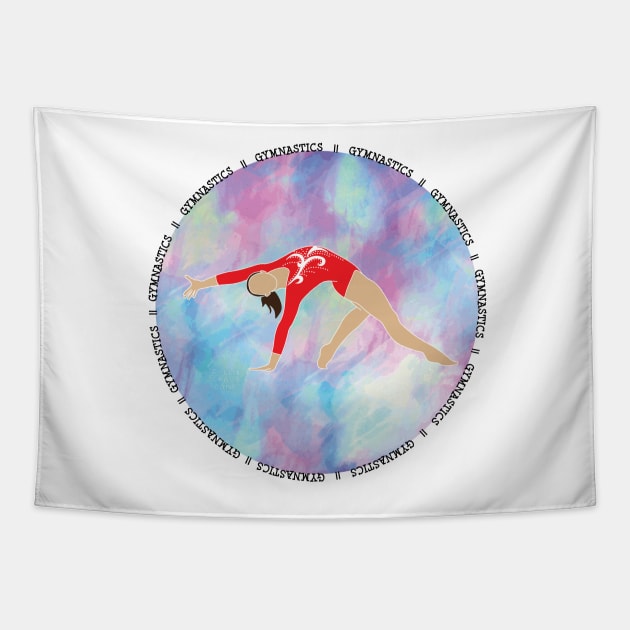 Gymnastics Tapestry by sportartbubble