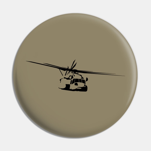 H-53 Sea Stallion Helicopter Pin by hobrath