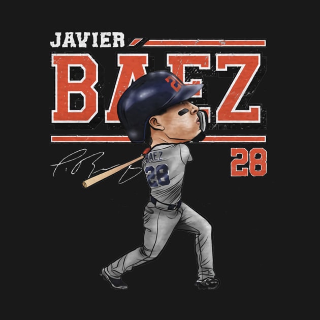 javier baez detroit cartoon by mazihaya pix