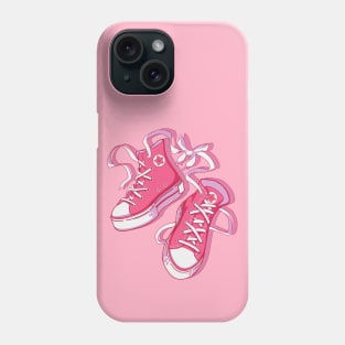 The cute pink shoes Phone Case