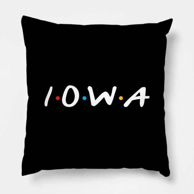 Iowa Friends Pillow by kani