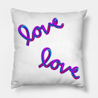 Colorful love Pillow