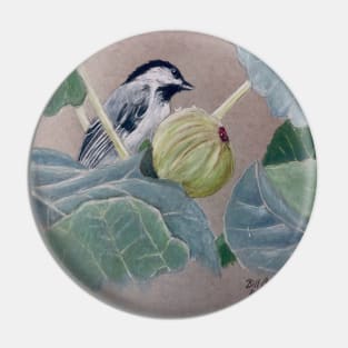 Chickadee Pin