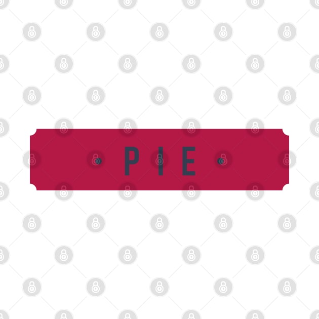 Pie : by Annie Pom Freitag