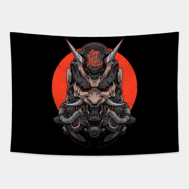 ONI MECHA - BLACKOUT VER. Tapestry by BlackoutBrother