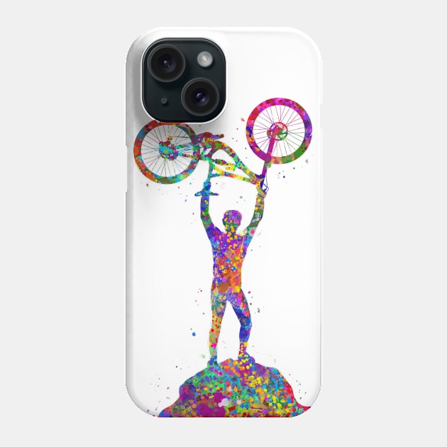 Downhill mountain bike Phone Case by Yahya Art