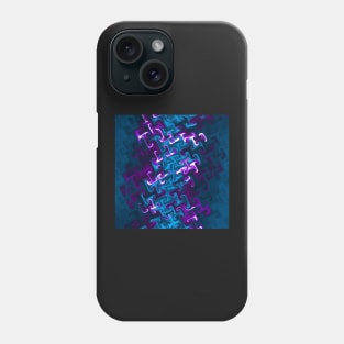 Blue and Purple Gnarl Phone Case