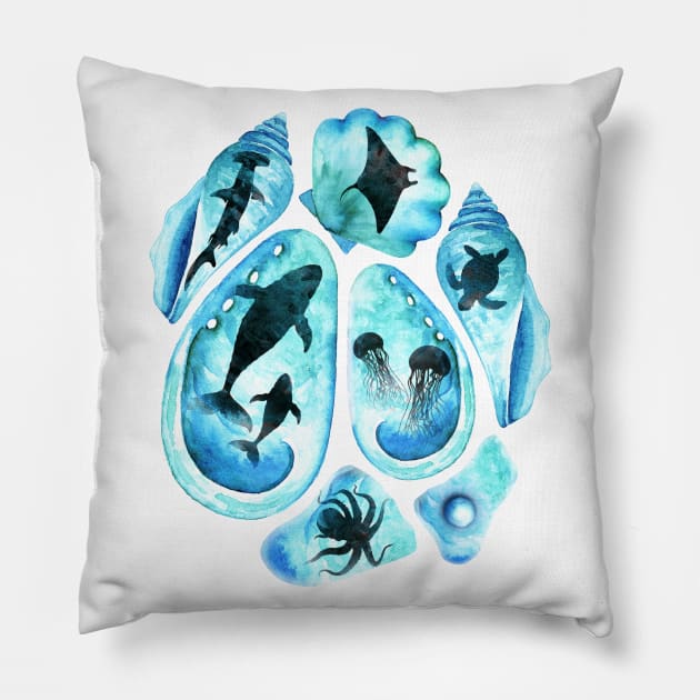 Ocean Bed Dream Pillow by PerrinLeFeuvre