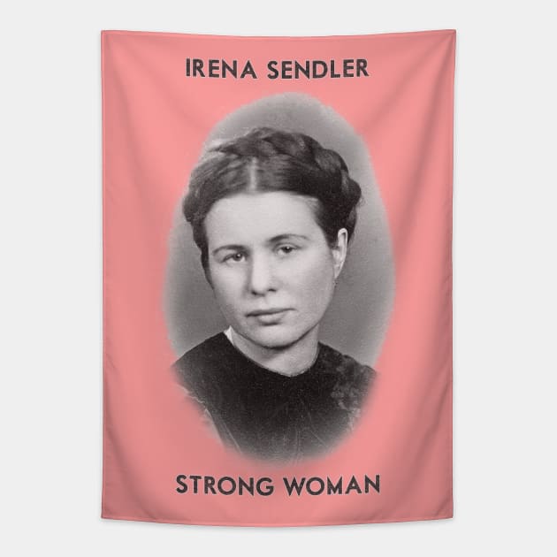 Irena Sendler - Strong Woman Tapestry by MotoGirl