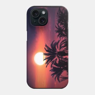 Red Sunset Photo Phone Case