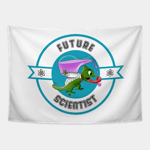 Future Scientist - Future Kid Tapestry by Quietly Creative