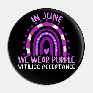 Vitiligo Awareness My Skin My Pride Vitiligo Acceptance Pin