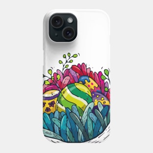 Happy Easter. Colorfull Easter Egg Phone Case