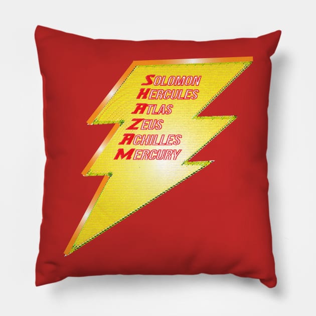 SHAZAM Pronoun Pillow by RecklessPlaya