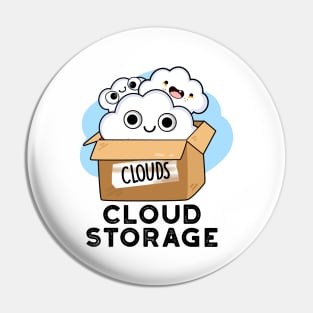 Cloud Storage Cute Weather Technology Pun Pin