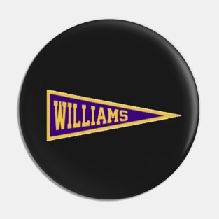 williams college pennant Pin