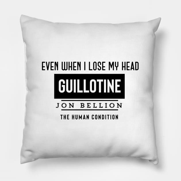 Guillotine Pillow by usernate