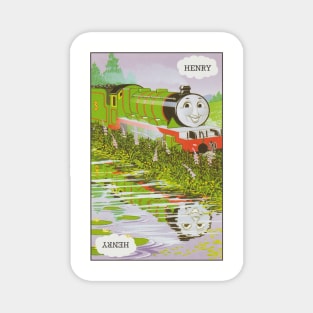 Henry the Green Engine Vintage Card Magnet