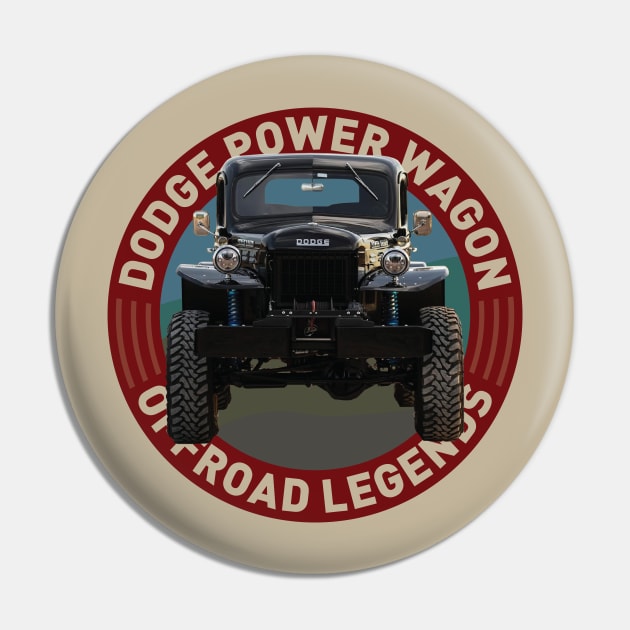 4x4 Offroad Legends: Dodge Power Wagon 1st Generation Pin by OFFROAD-DESIGNS