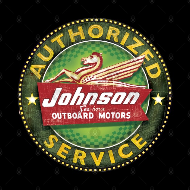 Johnson Seahorse Vintage Outboard Motors by Midcenturydave