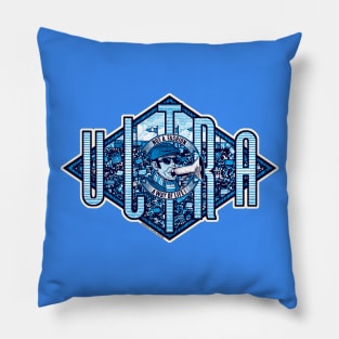 VECCHIO ULTRAS by Wanking Class heroes! (sky blue and white edition) Pillow