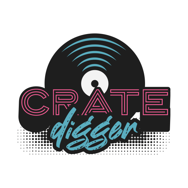 Retro Crate Digger Y2K // Vintage Record Collector by SLAG_Creative