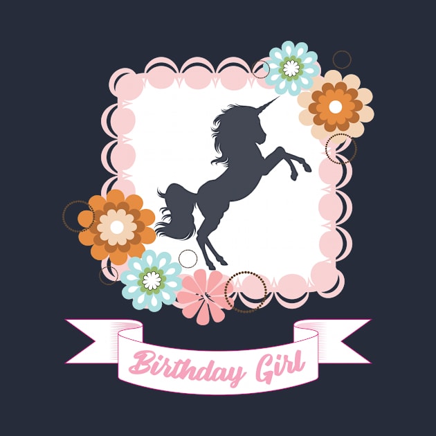 Unicorn Girls Birthday Party by Tracy